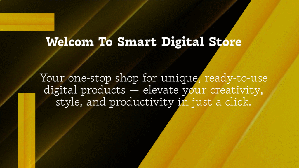 welcome to smart digital store