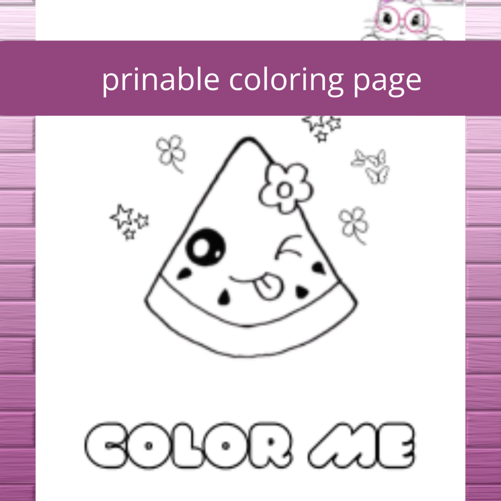 prinable coloring page